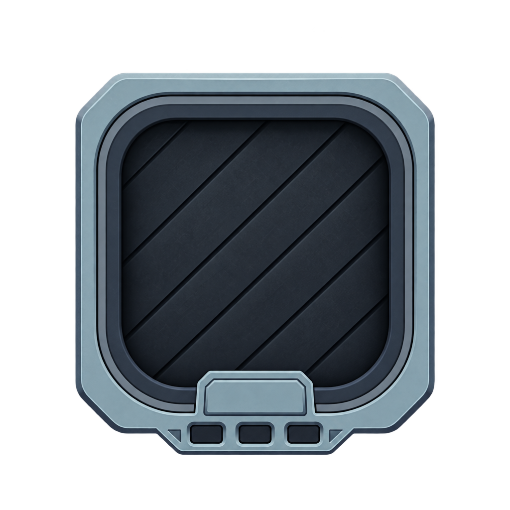 The skill slot locked, with a diagonal shutter