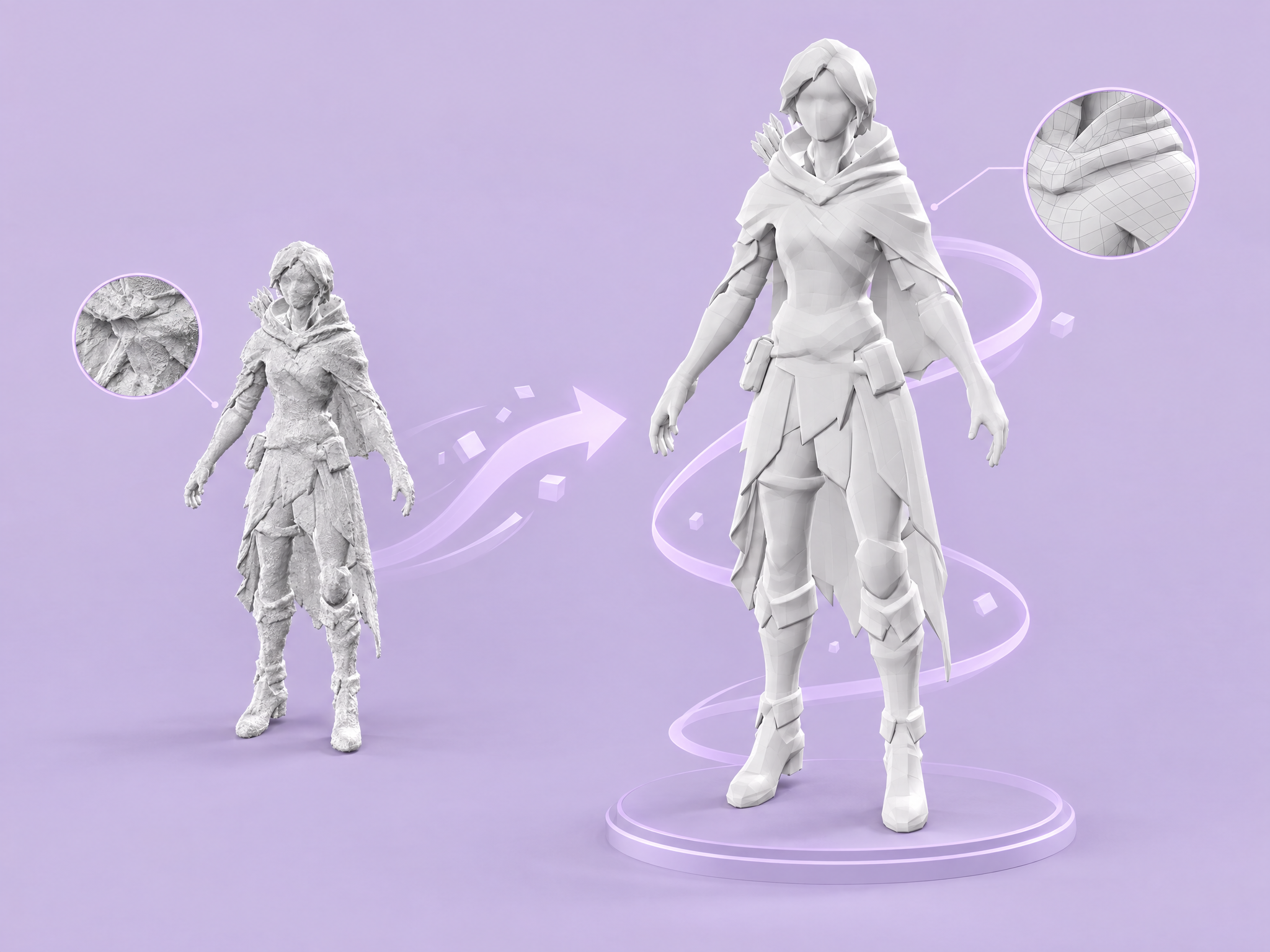 Retopologize 3D model