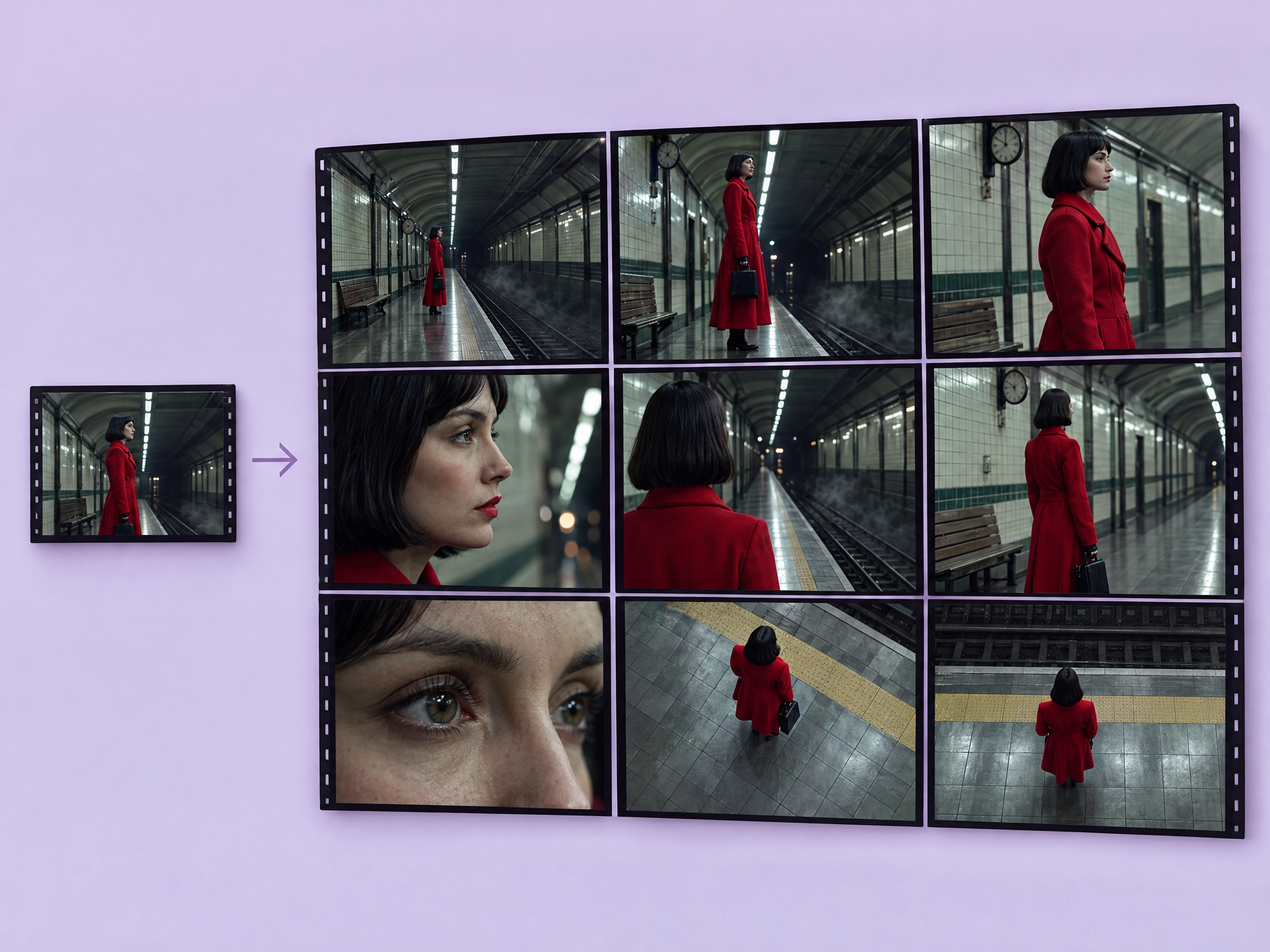 Cinematic Shot Grid