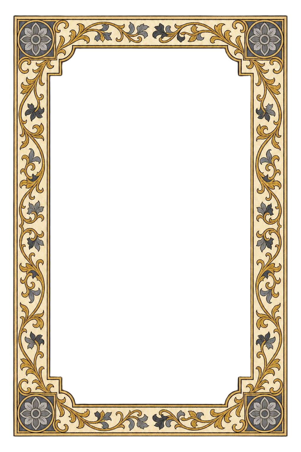 The card frame in pewter for common rarity