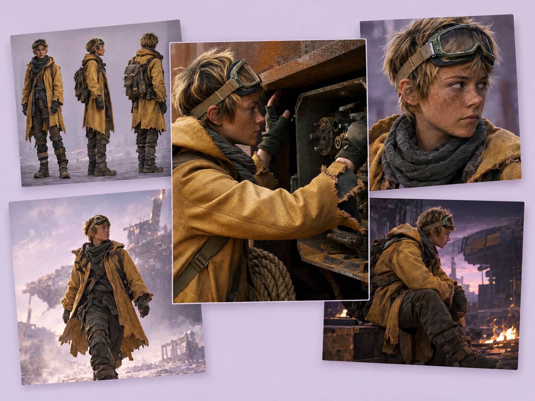 Character Sheet to Cinematic Video