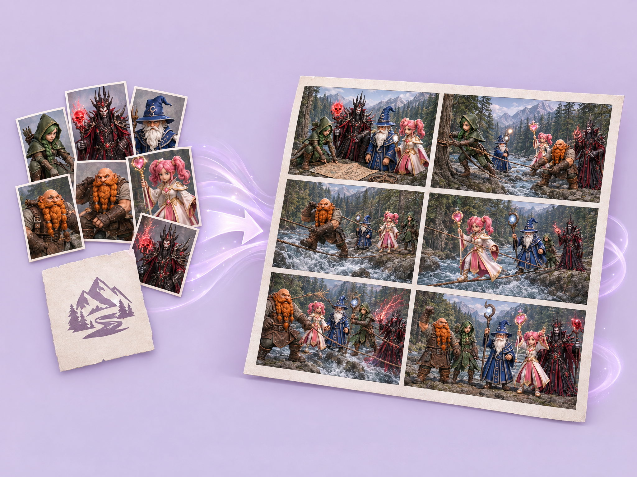 Multi-Character Storyboard