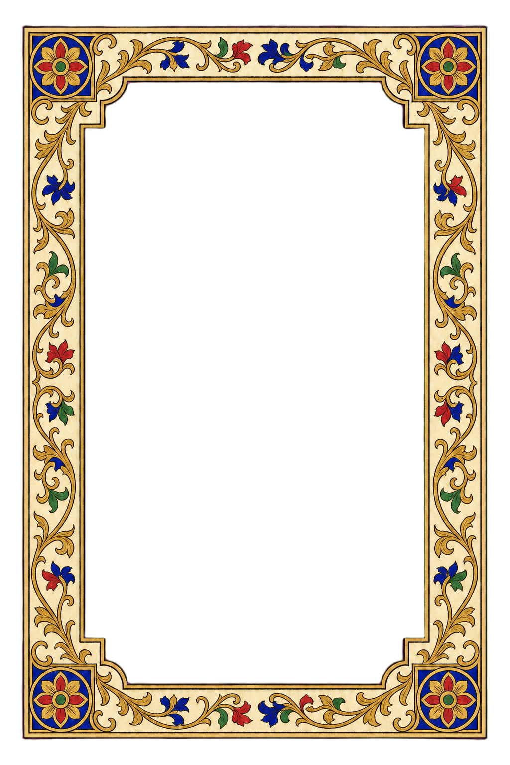 The card frame in ultramarine for rare
