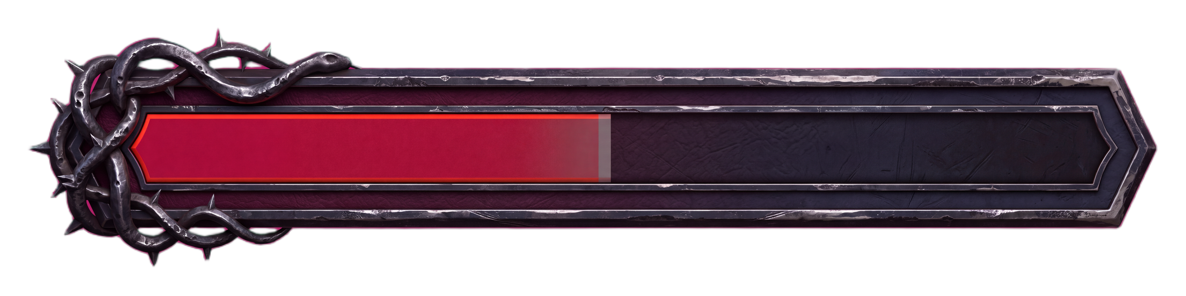 The same health bar at half health