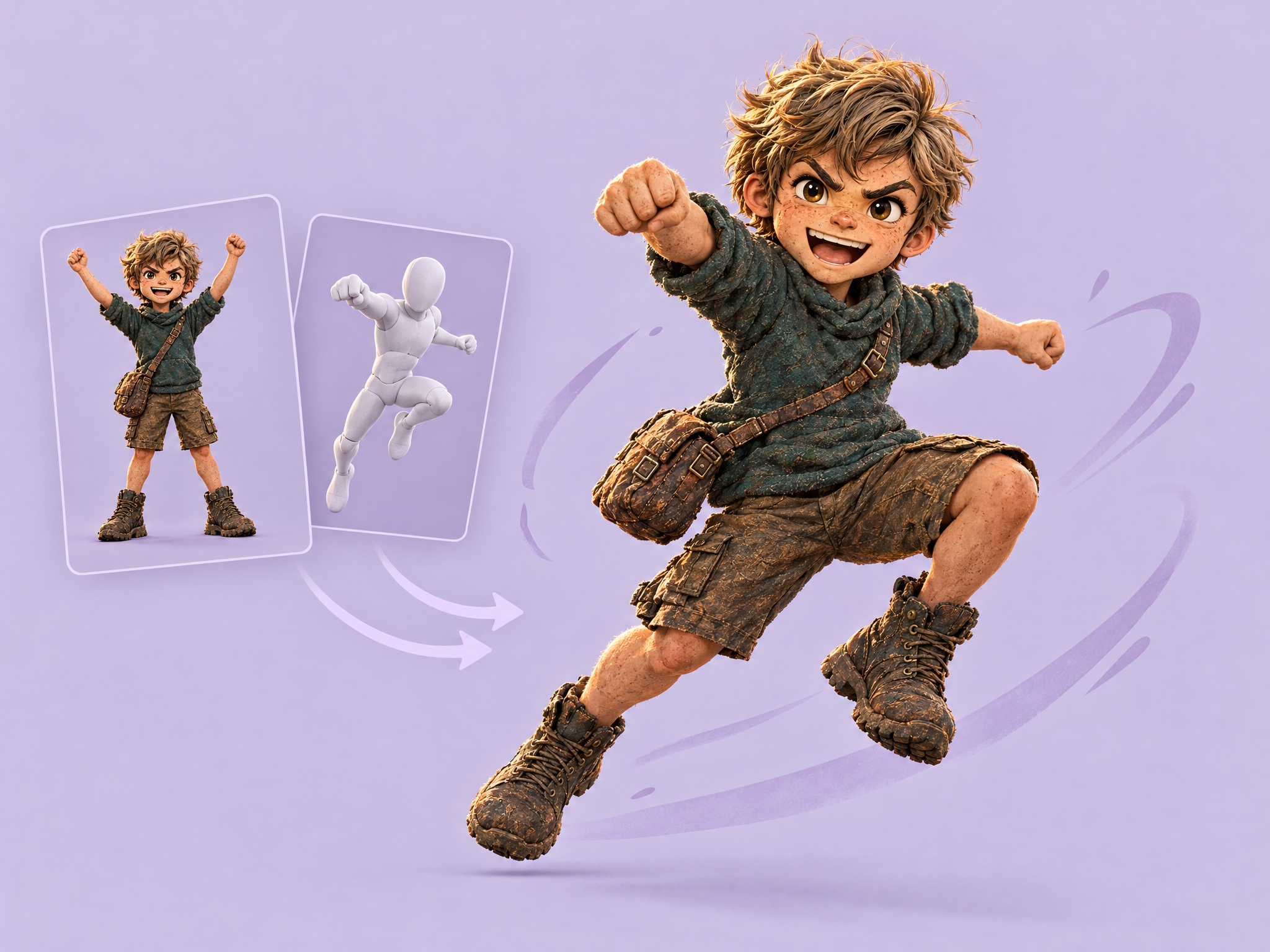 Character Pose Transfer