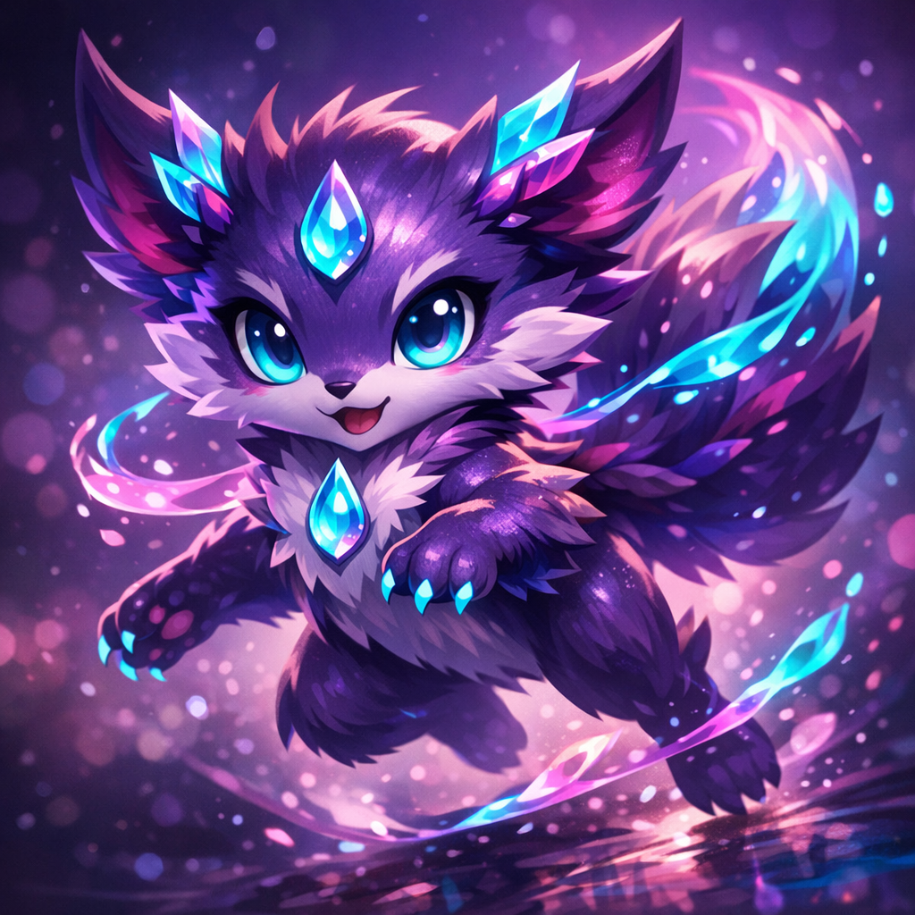 A high-quality stylized fantasy creature illustration, the source image
