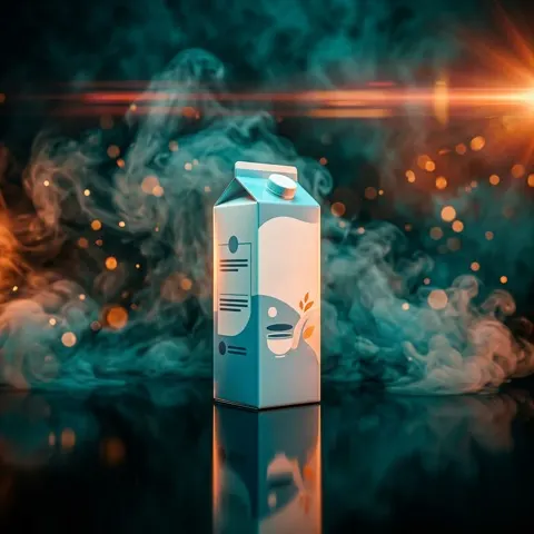 Oat milk ad in the same generic cinematic preset