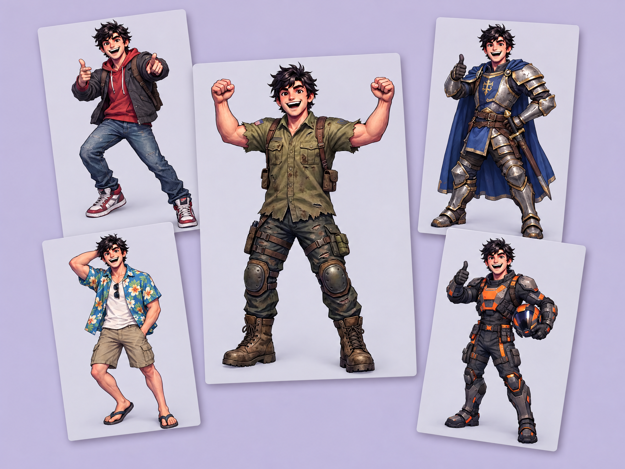 Costume Your Character Poses