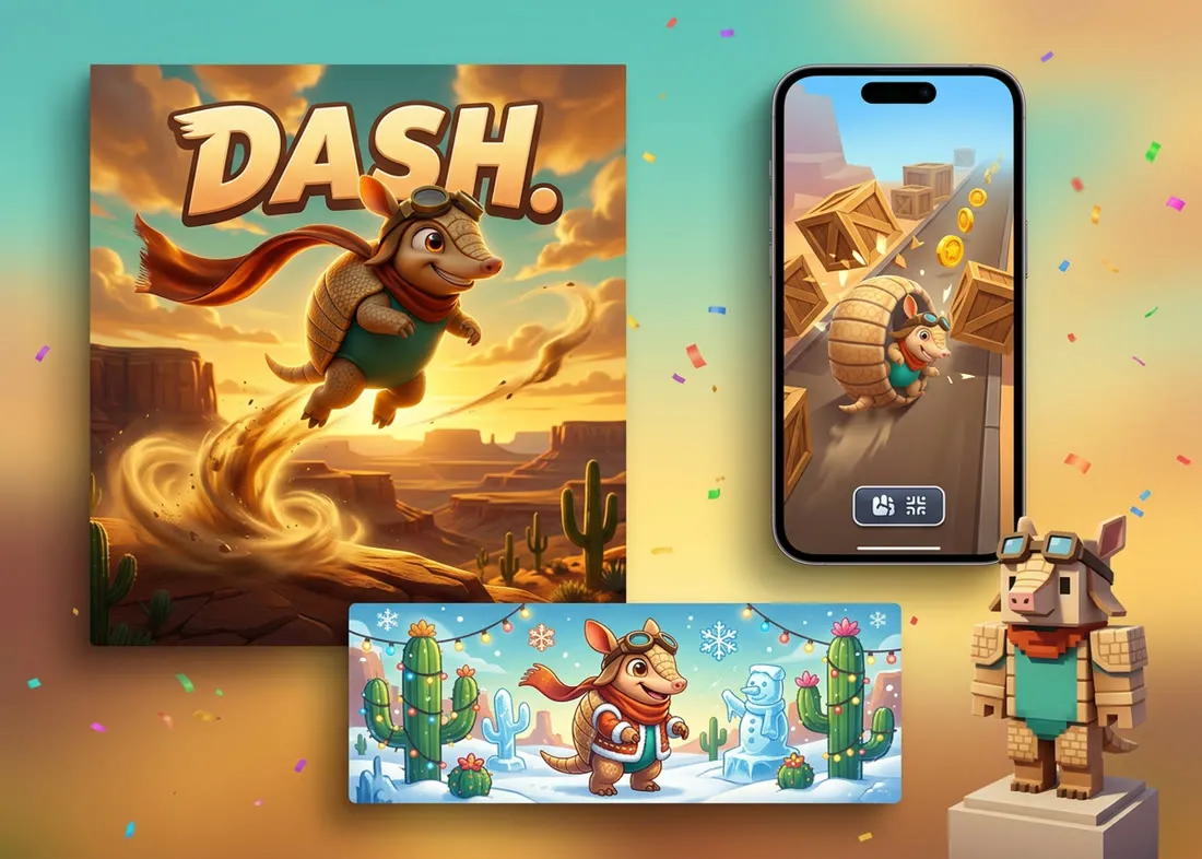 Franchise key art and digital collectibles